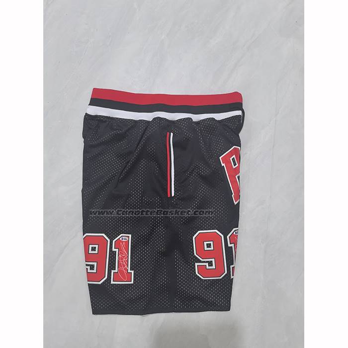 Pantaloncini Chicago Bulls Mitchell & Ness Just Don 1996-97 Nero
